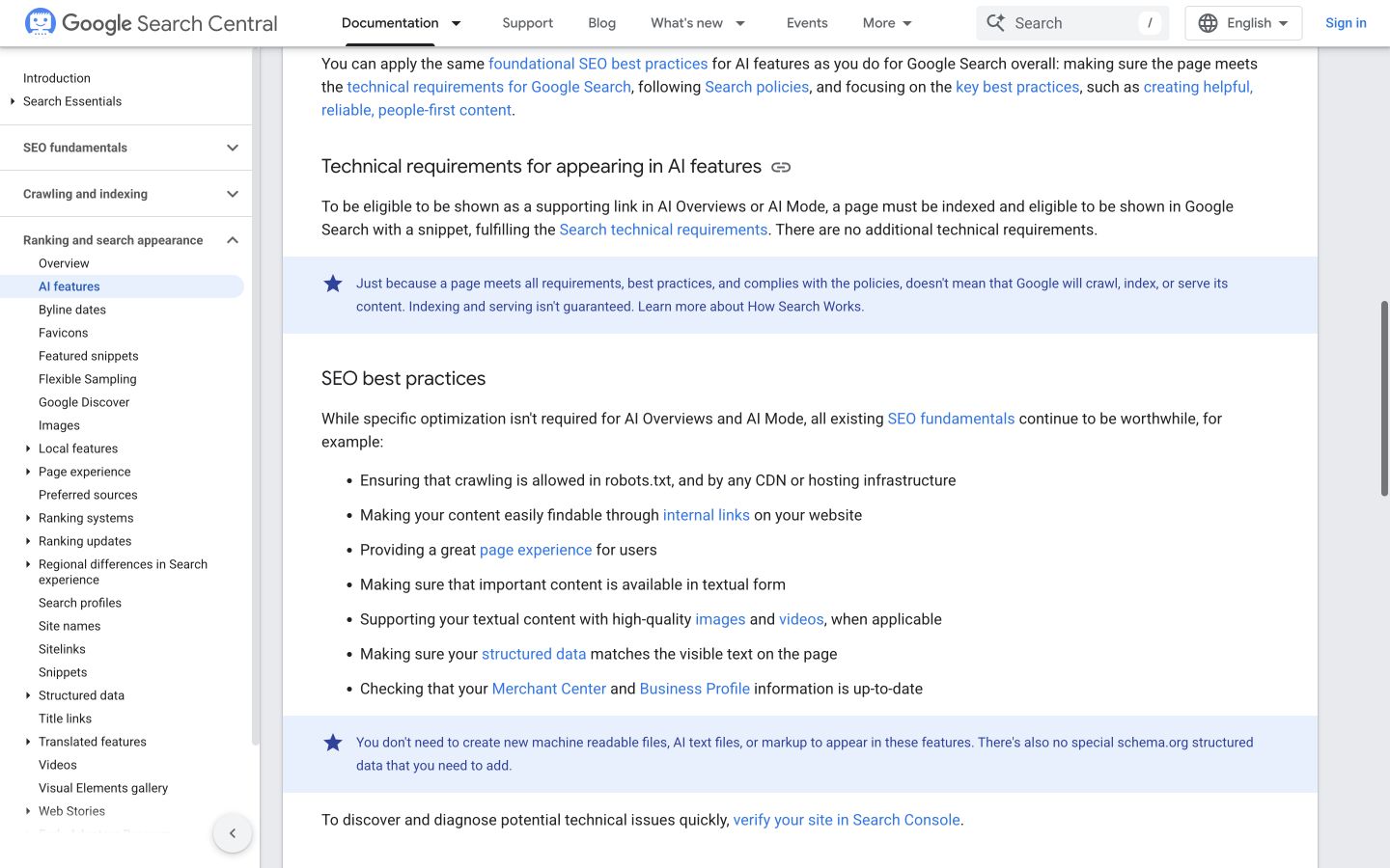 Google Ai Answer public page at a desktop viewport