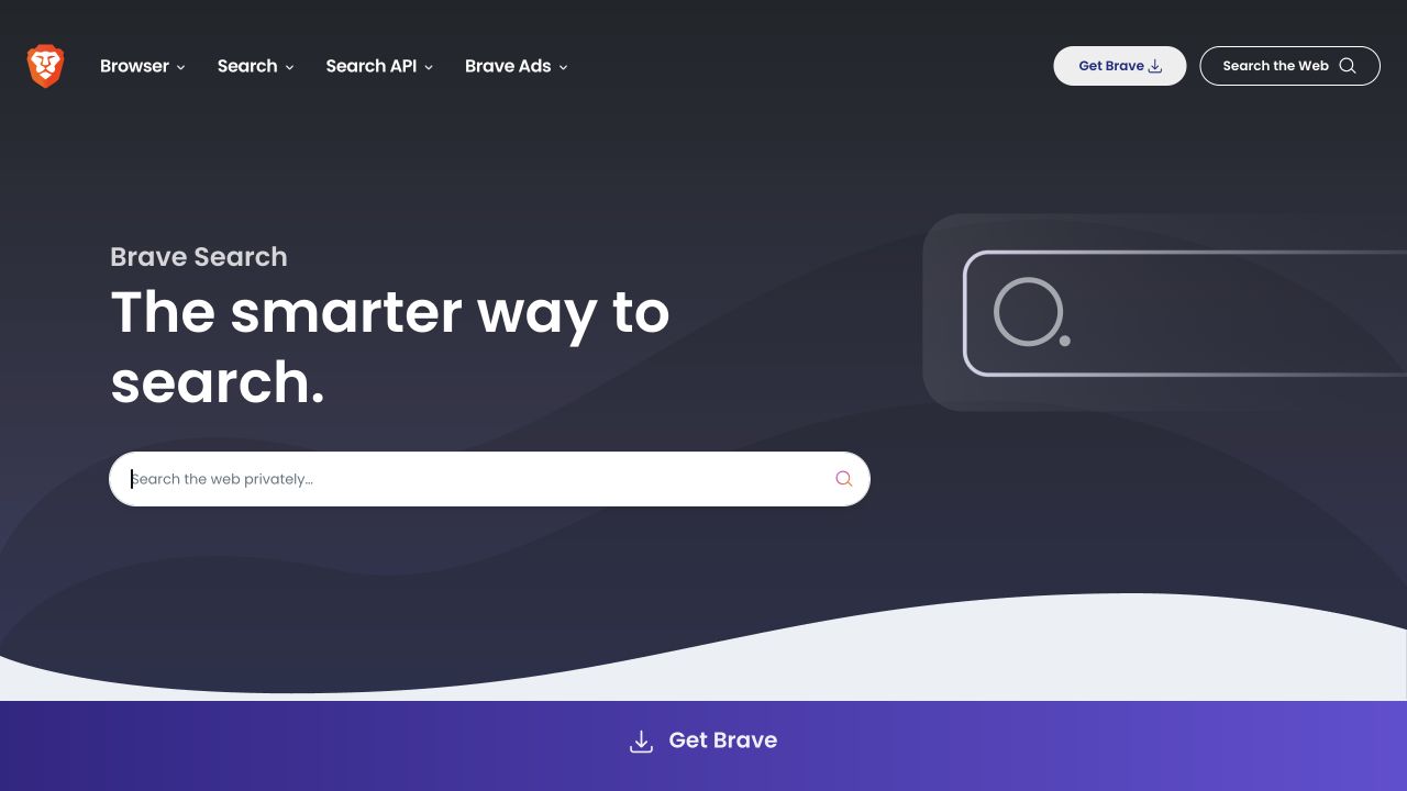 Brave public source page at a desktop viewport