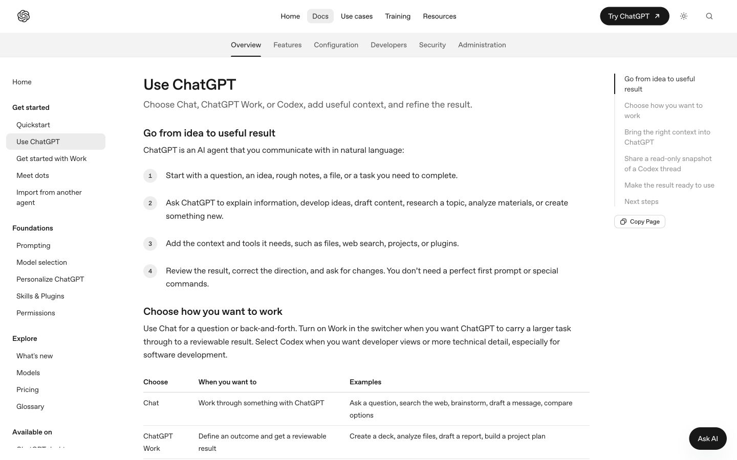 Chatgpt public page at a desktop viewport