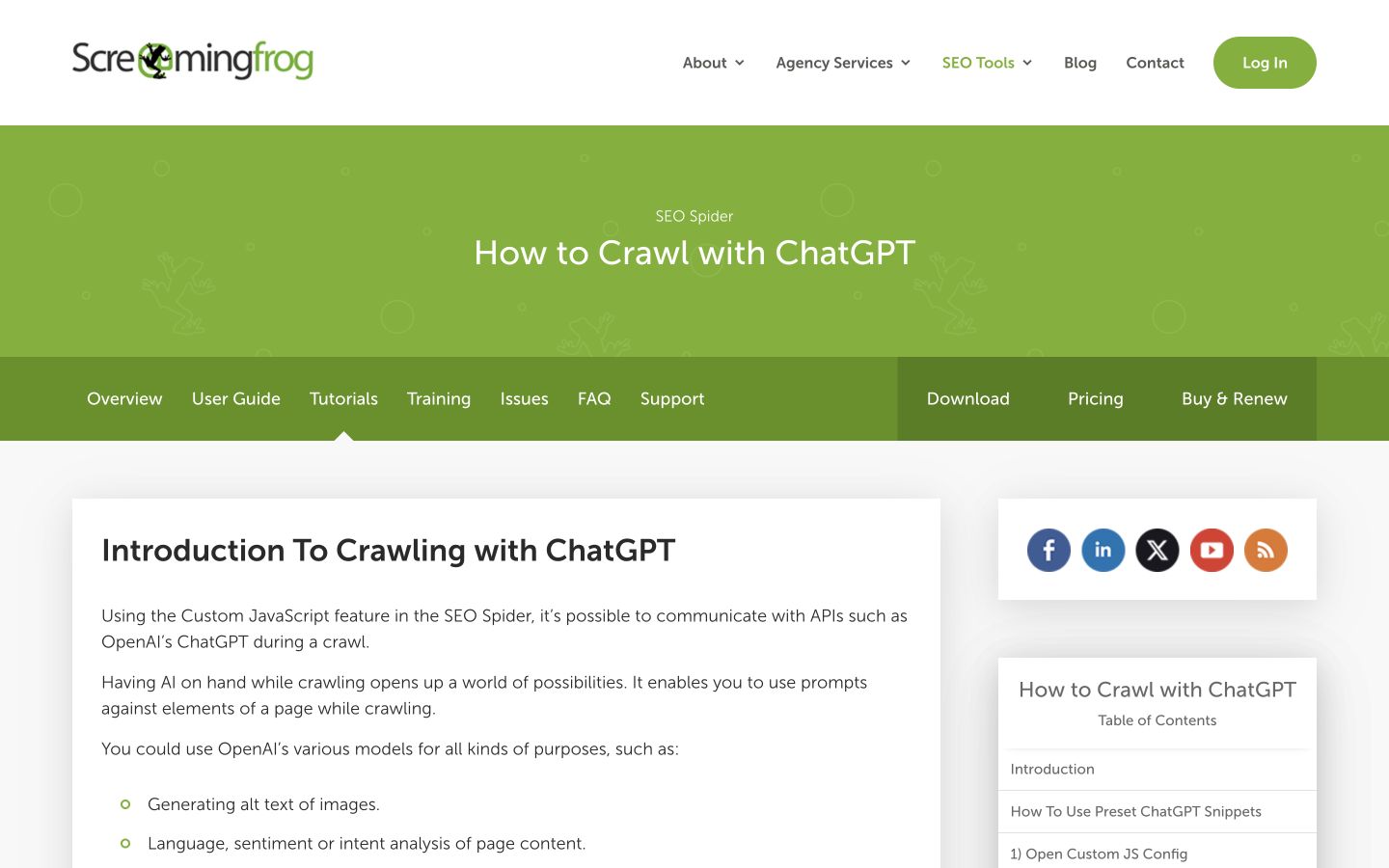 Frog Ai public page at a desktop viewport