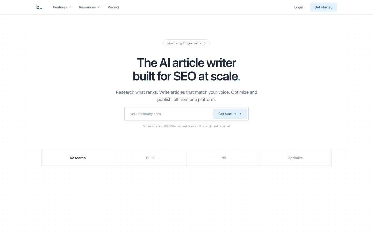 Byword public product page captured at a desktop viewport