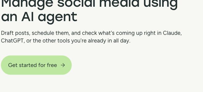 Buffer MCP introduction describing drafting, scheduling, and checking social publishing