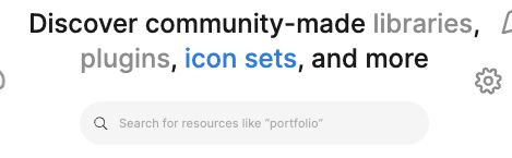 Figma Community invites discovery of community-made libraries, plugins, and icon sets
